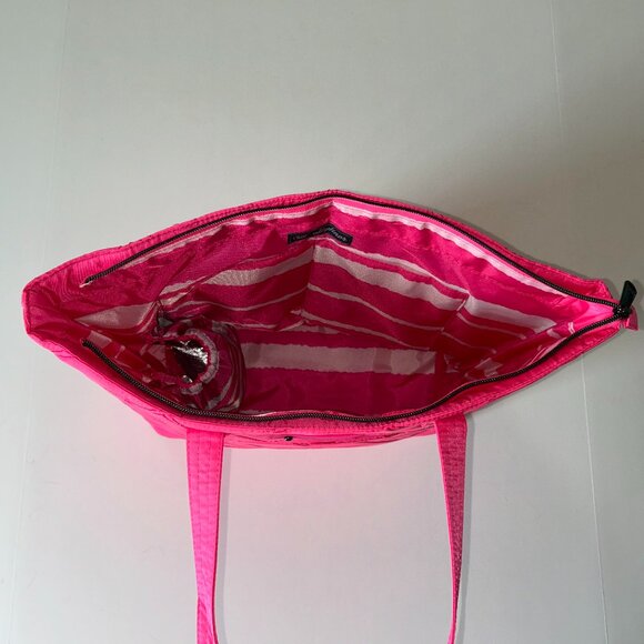 Lug Skyliner Tote Bag Magenta - Neon Hot Pink - Picture 9 of 13